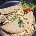 Foto de Crepe de pollo y champiñones