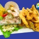 Foto de CEBICHE MIXTO CON CHICHARRÓN MIXTO 