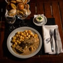 Foto de pollo al verdeo