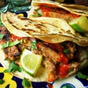 Foto de Taco de Carne Asada de Harina