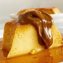 Foto de Flan casero con dulce de leche 