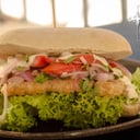 Foto de Pescado frito (Pan ciabatta)