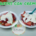 Foto de Fresas con crema Mediana