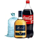 Foto de PISCO MISTRAL 1 LITRO CON HIELO Y BEBIDA DE 1.5