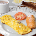 Foto de Omelette Champiñones Queso y maicitos / Mushrooms , cheese, sweet corn Omelette