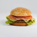 Foto de Hamburguesa completa (jamón, queso, lechuga y tomate)