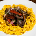 Foto de Fettuccine a la huancaina con Lomo saltado
