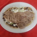 Foto de Huarache con bisteck