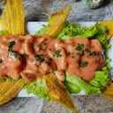 Foto de coctel de camarón tradicional