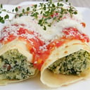 Foto de CANELONES DE VERDURA Y MUZZARELLA