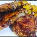 Foto de COSTILLITA DE CERDO C/GUARNICION