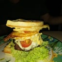 Foto de Waffle Burguer con Huevo Frito