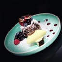 Foto de Brownie con frutos rojos