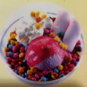 Foto de Copa Happy Park / Strawberry ice cream with strawberry sauce