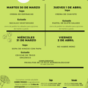 Foto de Martes 30  de marzo Sopa tipo crema de espinacas