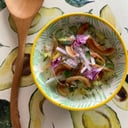Foto de CEVICHE LECHE DE COCO Y PEPINO
