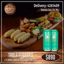 Foto de Tabla Roggers + 1L Cerveza Artesanal Cumbre o Gaseosa