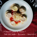 Foto de Sorrentinos de espinaca con salsa 