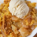 Foto de Apple crumble con helado