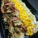 Foto de desgranado tabluo de carne