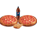 Foto de 2 FAMILIARES + 10 PALITROQUES + 1 LITRO DE SODA