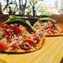 Foto de Tostada de ceviche de pescado estilo Sinaloa .