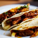 Foto de Quesadilla de chicharrón delgado .