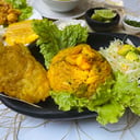 Foto de arroz con camarones