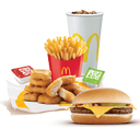 Foto de McCombo Nuggets de 10 piezas + Hamburguesa de queso