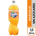 Foto de Fanta gaseosa 1, 5lts sin azúcar pet.
