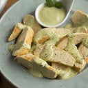 Foto de Pechugas de pollo con crema al cilantro