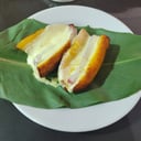 Foto de Plátano maduro relleno de queso y bocadillo