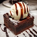 Foto de Brownie con helado
