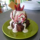 Foto de Brownie con helado