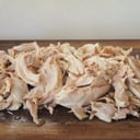 Foto de pollo desmenuzado 