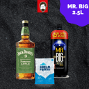 Foto de JACK DANIEL'S APPLE 1L + MR.BIG 2.5L + HIELO