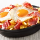 Foto de Huevos rotos con jamon Serrano