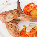 Foto de 1/2 conejo a la parrilla con allioli casero