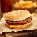 Foto de Sencilla: burger con queso emmental