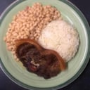 Foto de Chuleta con fréjol panamito