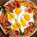 Foto de huevos rotos