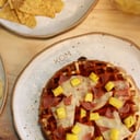 Foto de Pizza Waffle Hawaiana