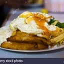 Foto de Arroz a la Cubana con Papas Fritas