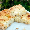 Foto de tarta cebolla y queso