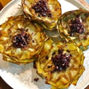 Foto de ALCACHOFAS CONFITADAS CON JAMÓN IBÉRICO