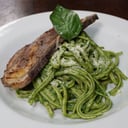 Foto de Tallarin en crema de albahaca