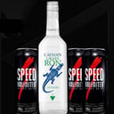 Foto de Botella Ron Uva + 3 Speed Chicos