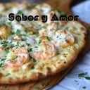 Foto de Pizza camarones y jamon