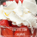 Foto de Fresas con crema 