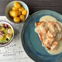 Foto de Salmón salsa camaron